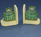 Dollhouse Miniature Bookend, Frog